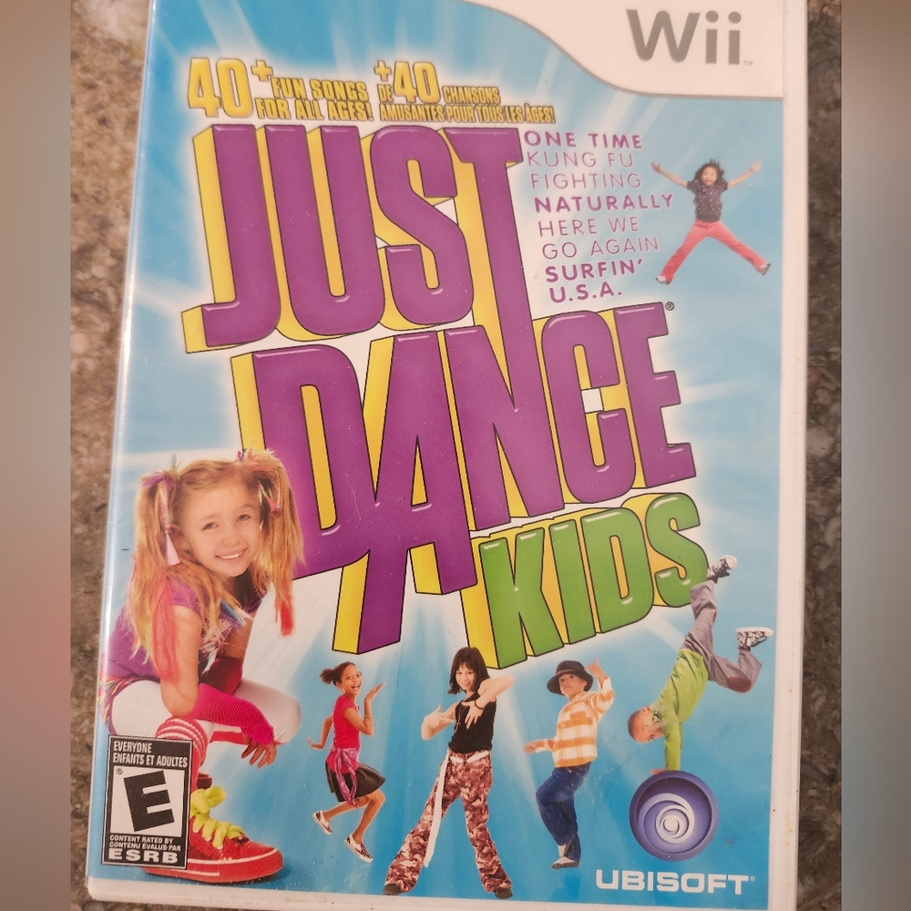 Just Dance Kids (Wii) - - Purple & Green Cover